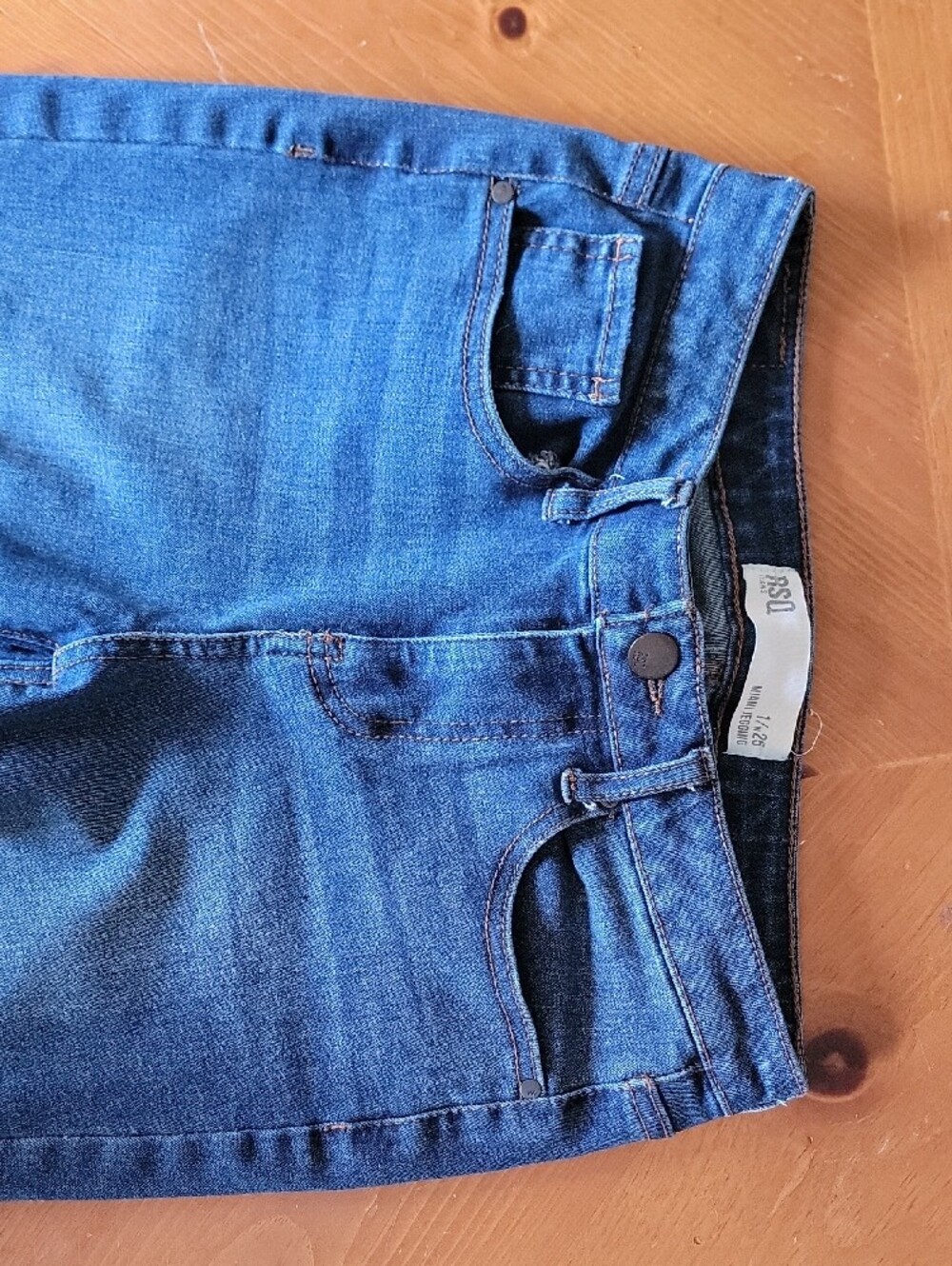 PacSun RSQ Miami High Rise Jeggings Jeans Medium Wash Size 1/W25 NWOT - Picture 3 of 3